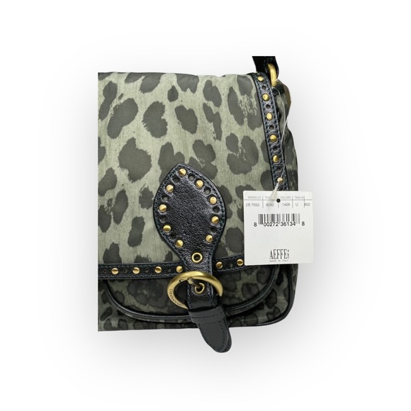new Moschino Cheap + Chic ☻︎ Microfiber Messenger Bag ☻︎ Army Camo Leopard Print - Picture 7 of 17